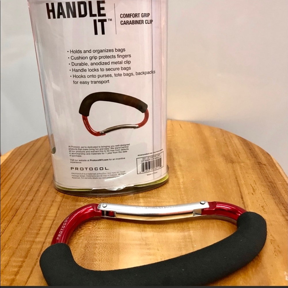 Handle It Organizer Carabiner handle Grip For bags